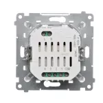 Simon 54 WMDC-008N3P-043 Elektroniczny łącznik/przycisk 4-krotny, do sterowania 4 obwodami (moduł); srebrny mat