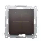 Simon 54 WMDC-008N3P-046 Elektroniczny łącznik/przycisk 4-krotny, do sterowania 4 obwodami (moduł); brąz mat