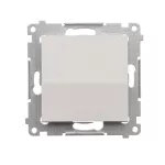 Simon 54 WMDL-0600xx-011 Łącznik schodowy bez piktogramu (moduł) 10AX, 250V~, szybkozłącza; biały