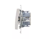 Simon 54 WMDL-0600xx-011 Łącznik schodowy bez piktogramu (moduł) 10AX, 250V~, szybkozłącza; biały