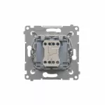 Simon 54 WMDL-0600xx-044 Łącznik schodowy bez piktogramu (moduł) 10AX, 250V~, szybkozłącza; złoty mat