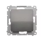 Simon 54 WMDL-0600xx-048 Łącznik schodowy bez piktogramu (moduł) 10AX, 250V~, szybkozłącza; antracyt