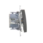 Simon 54 WMDL-0600xx-048 Łącznik schodowy bez piktogramu (moduł) 10AX, 250V~, szybkozłącza; antracyt