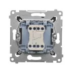 Simon 54 WMDL-0600xx-048 Łącznik schodowy bez piktogramu (moduł) 10AX, 250V~, szybkozłącza; antracyt