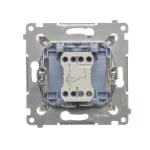 Simon 54 WMDL-0610xU-041 Łącznik schodowy z podświetleniem LED bez piktogramu (moduł) 10AX, 250V~, szybkozłącza; kremowy