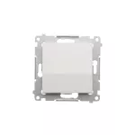 Simon 54 WMDL-06012x-011 Łącznik schodowy bez piktogramu (moduł) 16AX, 250V~, zaciski śrubowe; biały
