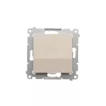 Simon 54 WMDL-06012x-041 Łącznik schodowy bez piktogramu (moduł) 16AX, 250V~, zaciski śrubowe; kremowy