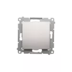 Simon 54 WMDL-06012x-043 Łącznik schodowy bez piktogramu (moduł) 16AX, 250V~, zaciski śrubowe; srebrny mat