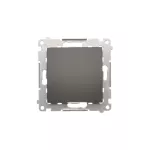 Simon 54 WMDL-06012x-046 Łącznik schodowy bez piktogramu (moduł) 16AX, 250V~, zaciski śrubowe; brąz mat