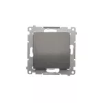 Simon 54 WMDL-06012x-048 Łącznik schodowy bez piktogramu (moduł) 16AX, 250V~, zaciski śrubowe; antracyt