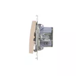 Simon 54 WMDL-06112x-041 Łącznik schodowy z podświetleniem LED bez piktogramu (moduł) 16AX, 250V~, zaciski śrubowe; kremowy