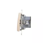 Simon 54 WMDL-06112x-044 Łącznik schodowy z podświetleniem LED bez piktogramu (moduł) 16AX, 250V~, zaciski śrubowe; złoty mat