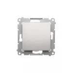 Simon 54 WMDL-0700xx-043 Łącznik krzyżowy bez piktogramu (moduł) 10AX, 250V~, szybkozłącza; srebrny mat