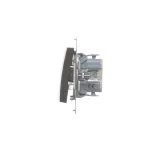 Simon 54 WMDL-0700xx-046 Łącznik krzyżowy bez piktogramu (moduł) 10AX, 250V~, szybkozłącza; brąz mat