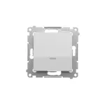 Simon 54 WMDL-0710xx-011 Łącznik krzyżowy z podświetleniem LED bez piktogramu (moduł) 10AX, 250V~, szybkozłącza; biały