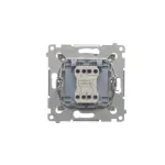 Simon 54 WMDL-0710xx-044 Łącznik krzyżowy z podświetleniem LED bez piktogramu (moduł) 10AX, 250V~, szybkozłącza; złoty mat