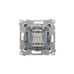 Simon 54 WMDL-0710xx-048 Łącznik krzyżowy z podświetleniem LED bez piktogramu (moduł) 10AX, 250V~, szybkozłącza; antracyt