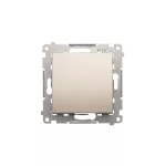 Simon 54 WMDL-07012x-044 Łącznik krzyżowy bez piktogramu (moduł) 16AX, 250V~, zaciski śrubowe; złoty mat