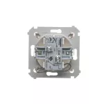 Simon 54 WMDL-06120x-041 Łącznik schodowy podwójny z podświetleniem bez piktogramu (moduł) 10AX, 250V~, zaciski śrubowe; kremowy