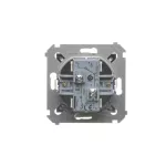 Simon 54 WMDL-06120x-048 Łącznik schodowy podwójny z podświetleniem bez piktogramu (moduł) 10AX, 250V~, zaciski śrubowe; antracyt