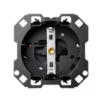 Simon 100 W100-10000432x-039 Gniazdo z uziemieniem Schuko (mechanizm, bez ramki montażowej) 16A, 250V~, 1click