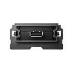 Simon 100 W100-10000561x-039 Gniazdo USB pojedyncze, 2.0, typ A żeńskie (mechanizm 1/2, bez ramki montażowej), zaciski śrubowe