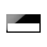 Simon 100 W100-10001620x-138 Ramka minimal 2-krotna; czarny