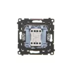 Simon 55 WMDL-040123-149 Przycisk roletowy (moduł) 10 A, 250 V~, szybkozłącza; Czarny mat