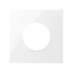 Simon 100 W100-10000047x-130 Pokrywa gniazda europejsko-amerykańskiego; biały