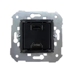 Simon 82 W7-511296-039-XXXX Ładowarka podwójna USB typ A+C (moduł), 230V AC / 5V DC, Σ3.1A QUICK CHARGE;