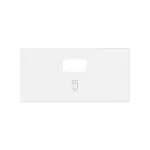 Simon 100 W100-10001091x-230 Pokrywa do gniazda USB pojedynczego (mechanizm 1/2); biały mat