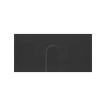 Simon 100 W100-10000051x-238 Pokrywa przyłącza kablowego (mechanizm 1/2); czarny mat