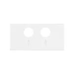 Simon 100 W100-10000053x-230 Pokrywa do gniazda antenowego R/TV-SAT (mechanizm 1/2); biały mat