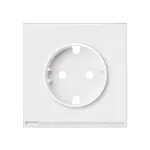 Simon 100 W100-10002041x-230 Pokrywa iO gniazda z uziemieniem Schuko; biały mat