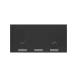 Simon 100 W100-10002080x-238 Klawisz iO sterownik roletowy; czarny mat