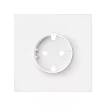 Simon 100 W100-10020105X-230 Panel 1-krotny: 1 gniazdo Schuko; biały mat