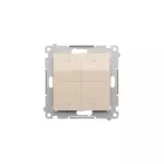 Simon 54 GO WMDC-008N7P-041 Sterownik programowalny sterujący bezprzewodowo innymi urządzeniami Simon GO, max 30 akcji, sterowany smartfonem [Wi-Fi] - CONTROL; 230 V, (moduł); kremowy