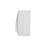 Simon Aquaclick WA-CW6xx-x-xx-11xx Łącznik schodowy natynkowy bez piktogramu, IP44, 10AX, 250V~, zaciski śrubowe; biały
