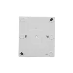 Simon Aquaclick WA-CW6Lx-x-xx-11xx Łącznik schodowy natynkowy z podświetleniem bez piktogramu, IP44, 10AX, 250V~, zaciski śrubowe; biały