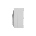 Simon Aquaclick WA-CW6Lxxx-2x-11xx Łącznik schodowy natynkowy podwójny z podświetleniem, IP44, 10AX, 250V~, zaciski śrubowe; biały