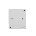 Simon Aquaclick WA-CGZ1Cxx-xx-11Ax Gniazdo wtyczkowe natynkowe, pojedyncze z uziemieniem, klapka transparentna, IP44, 16A, 250V~, szybkozłącza; biały