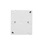 Simon Aquaclick WA-CGZ1Cxx-xx-11xx Gniazdo wtyczkowe natynkowe, pojedyncze z uziemieniem, klapka w kolorze pokrywy, IP44, 16A, 250V~, szybkozłącza; biały