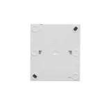 Simon Aquaclick WA-CGZ1CZx-xx-11xx Gniazdo wtyczkowe natynkowe, pojedyncze z uziem., klapka w kolorze pokrywy, z przesł. torów prąd., IP44, 16A, 250V~, szybkozłącza; biały