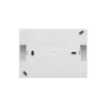 Simon Aquaclick WA-ACGZ2Zx-xx-11Ax Gniazdo wtyczkowe natynkowe, podwójne kompaktowe z uziem., klapka transparentna z przesł. torów prąd., IP44, Σ16A, 250V~, zaciski śrubowe; biały