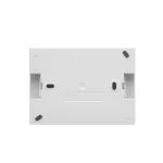 Simon Aquaclick WA-ACGZ2Zx-xx-11xx Gniazdo wtyczkowe natynkowe, podwójne kompaktowe z uziem., klapka w kolorze pokrywy, z przesł. torów prąd., IP44, Σ16A, 250V~, zaciski śrubowe; biały