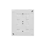 Simon Aquaclick WA-CGZ4CZx-xx-11xx Gniazdo wtyczkowe natynkowe, 4-krotne z uziem., klapka w kolorze pokrywy, z przesł. torów prąd., IP44, Σ16A, 250V~, szybkozłącza; biały