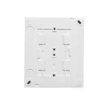 Simon Aquaclick WA-CGZN4Cx-xx-11xx Gniazdo wtyczkowe natynkowe, 4-krotne z uziemieniem, IP20, 16A, 250V~, szybkozłącza; biały