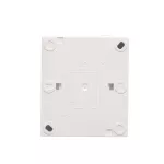 Simon Aquaclick WA-CGSZ1Cx-xx-11Ax Gniazdo wtyczkowe natynkowe, Schuko, pojedyncze, klapka transparentna, IP44, Σ16A, 250V~, zaciski śrubowe; biały