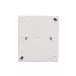 Simon Aquaclick WA-CGSZ1CZ-xx-11Ax Gniazdo wtyczkowe natynkowe, Schuko, pojedyncze, klapka transparentna z przesłonami torów prądowych, IP44, Σ16A, 250V~, zaciski śrubowe; biały