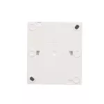 Simon Aquaclick WA-CGSZ1Cx-xx-11xx Gniazdo wtyczkowe natynkowe, Schuko, pojedyncze, klapka w kolorze pokrywy, IP44, 16A, 250V~, szybkozłącza; biały